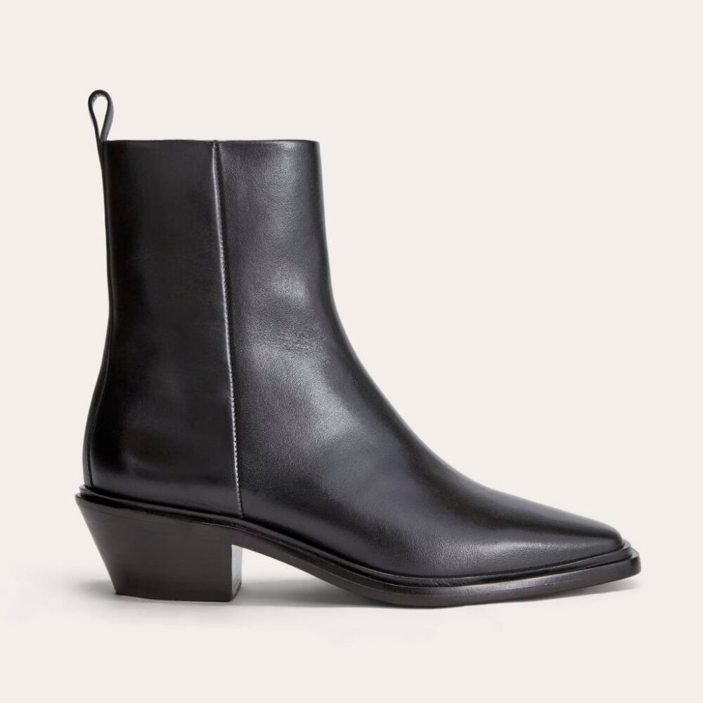 Everlane Havana Boot in Black, Size 5, Leather